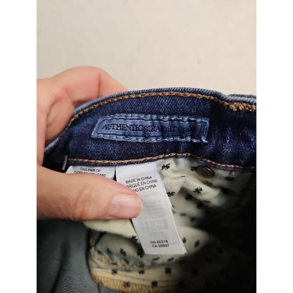 Lucky Brand Authenic Straight Crop  Jeans Distressed Womens Size 2/26 - Picture 7 of 8